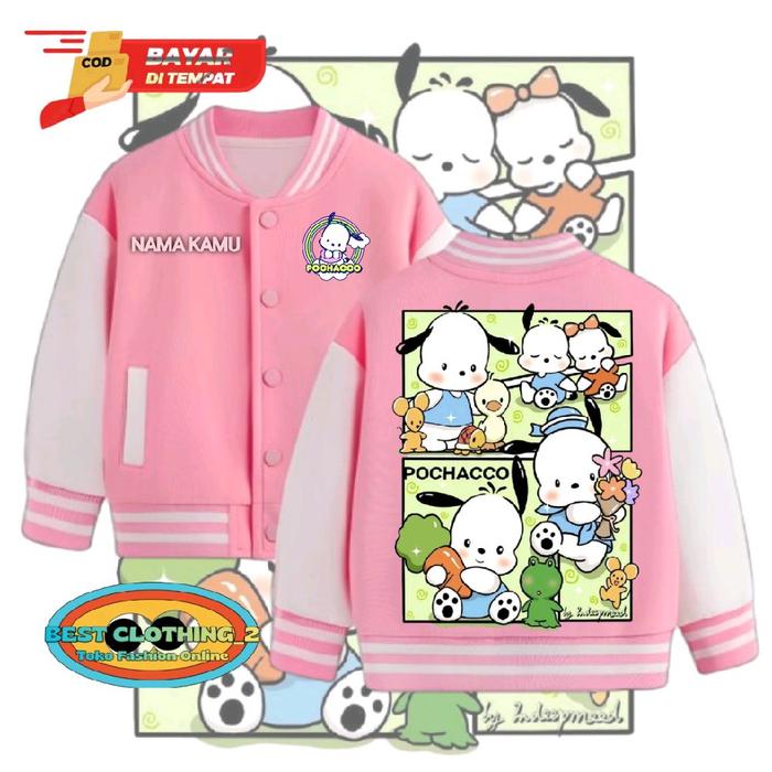 Jaket Varsty Anak Pochacco Varsty Anak Pochacco Free Nama