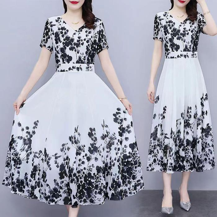NEW Dress Korea Panjang Dress/Dress jumbo wanita/Dress cina Wanita/Dress /Dress Elegante Wanita