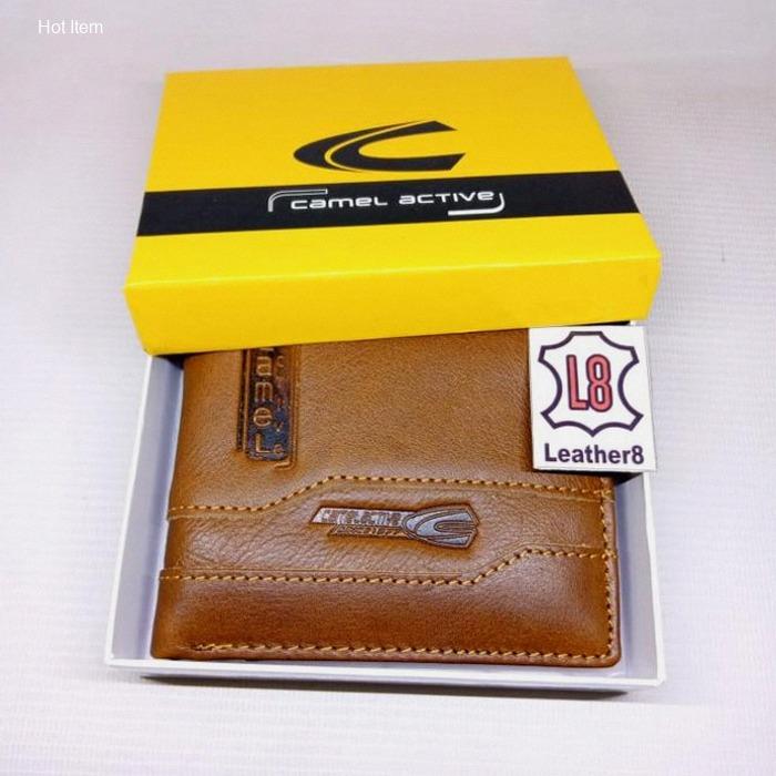 Hot Item Dompet Kulit Pria Camel Activ 002 Brown Original Genuine Leather Murah | Hot Item