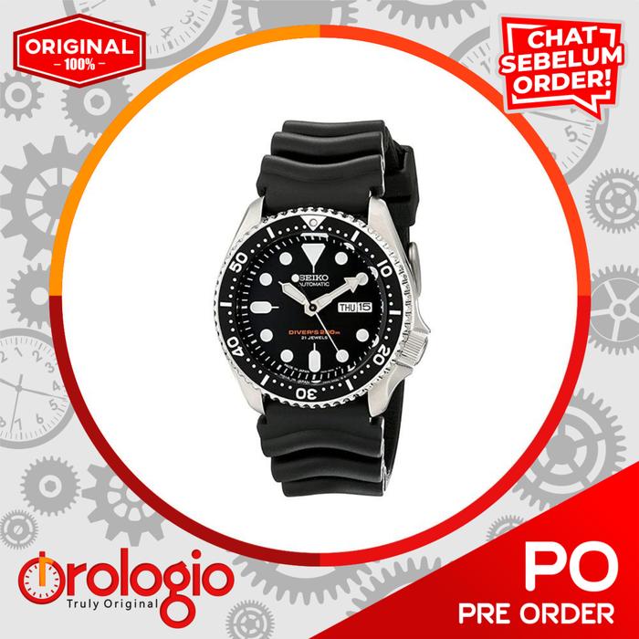 Jam Tangan Seiko SKX007J1 Analog Japanese-Automatic Black