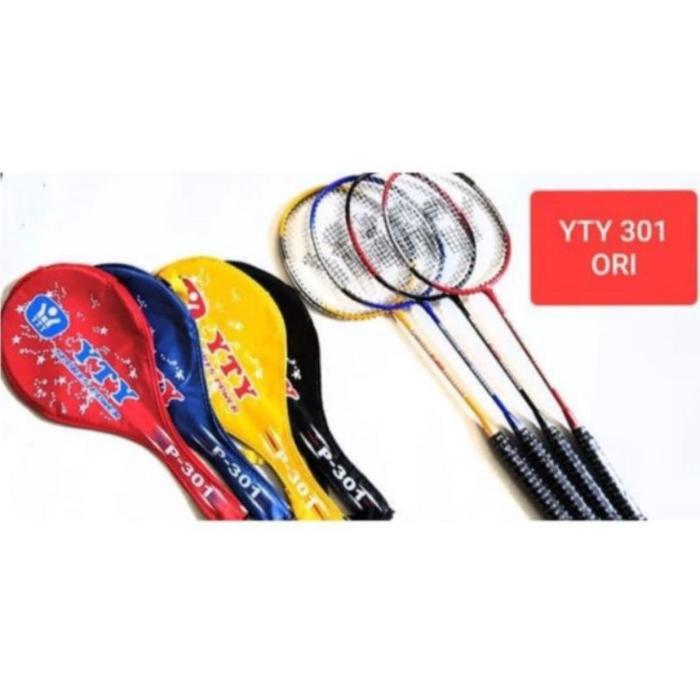 Raket badminton anak YTY Ori free cover tas 3/4 P-301