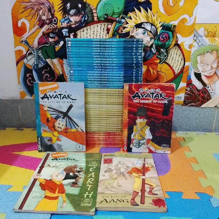 komik full set Avatar the legend of aang 1-49 + novel the earth kingdom chronicles the tale of aang 