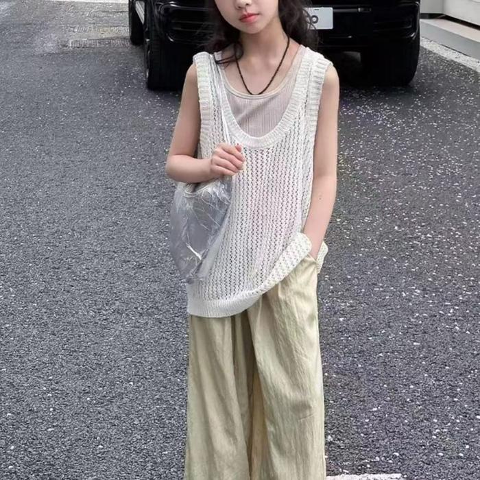 Baju Anak Perempuan Korean Style Trendy Usia 7-15Tahun Baju Setelan Import Termurah Terbaru Kekinian