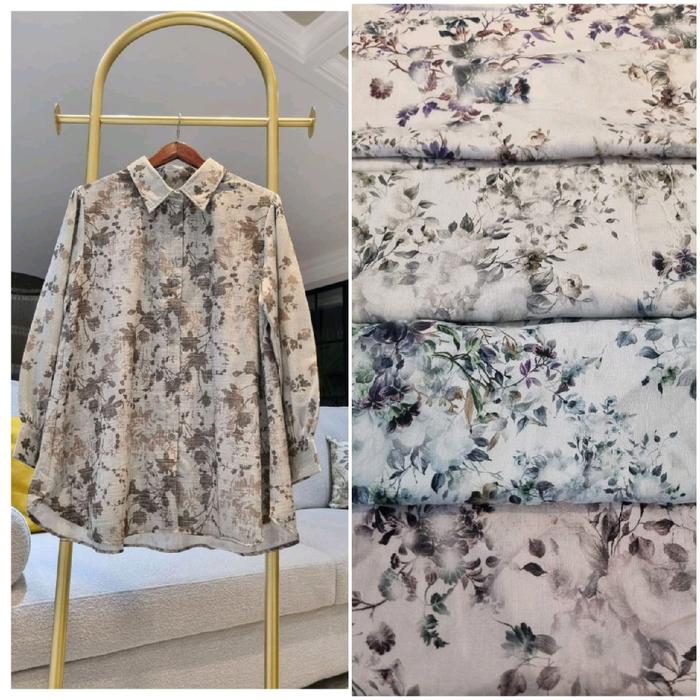 blouse/kemeja marble Edness Kayla original brand