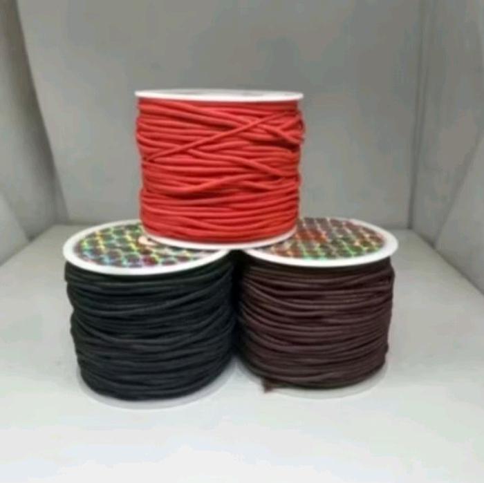 COD Tali Karet Elastis Model Bulat Bahan Craft untuk Membuat Kalung dan Gelang Best Seller dalam War