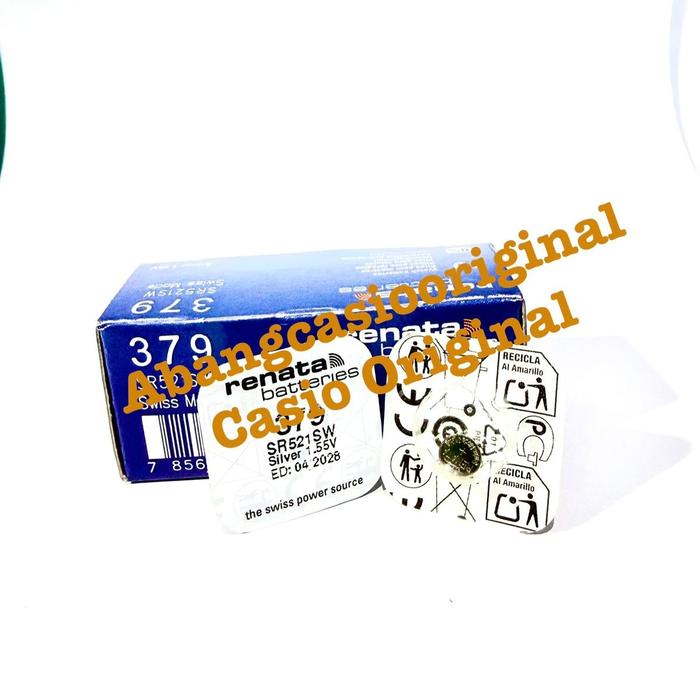 BATERAI RENATA SR521SW / RENATA 379 ORIGINAL