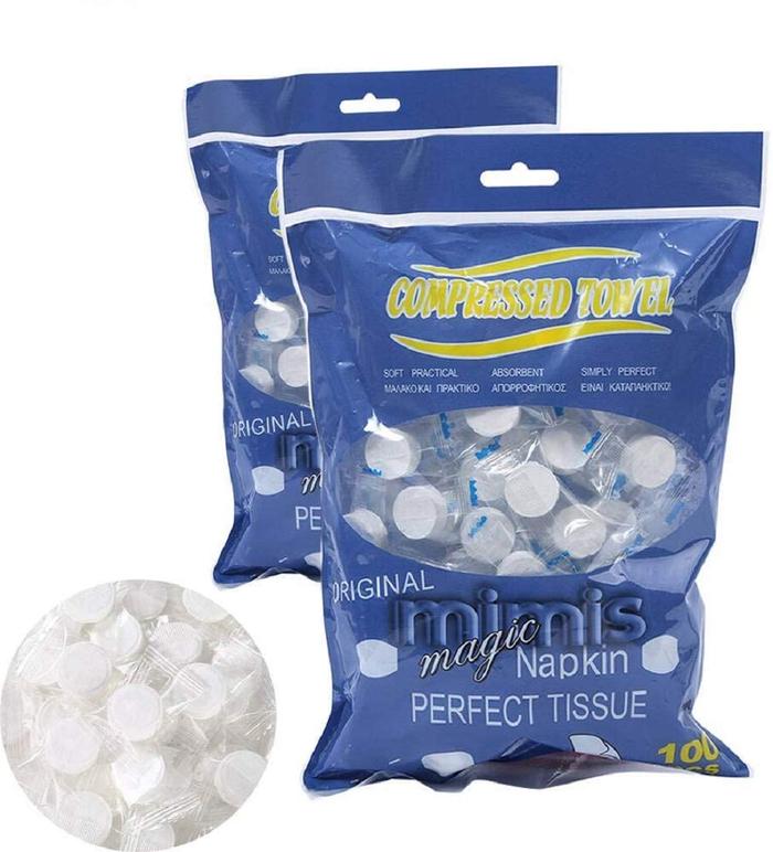 Compressed Magic Towel Napkin Tissue Camping Wipes Coin Tissue