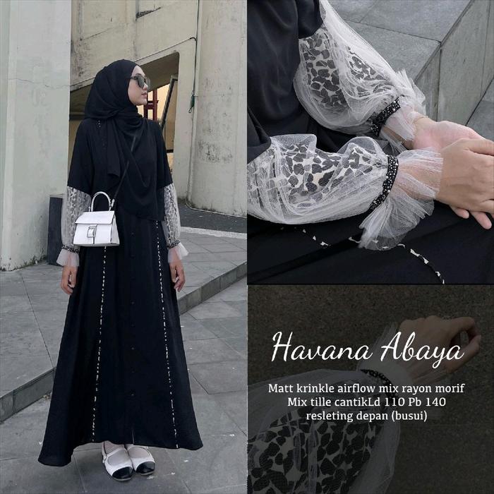 havana abaya/havanah abaya/abaya muslim gamis muslim baju muslim abaya wanita dewasa