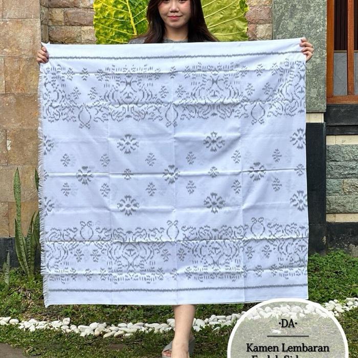 Ans_shopkebaya//KAMEN LEMBARAN ENDEK PUTIH Wanita