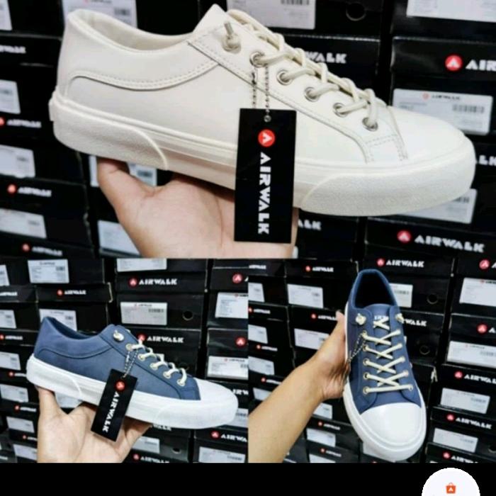 SEPATU AIRWALK PUTIH POLOS ORIGINAL SNEKERS KEKINIAN