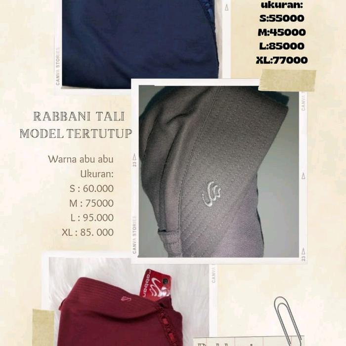Kerudung instan rabbani inova