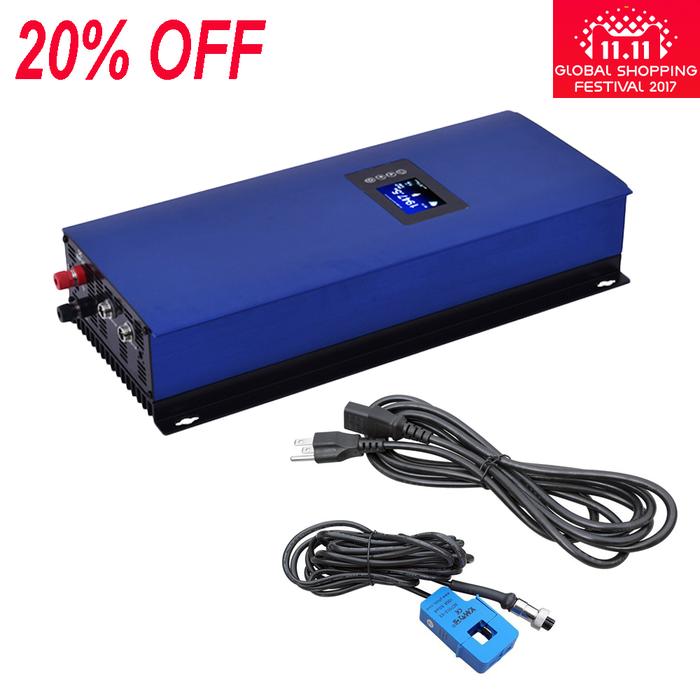 2000W Grid Tie Inverter With LCD & limiter Function MPPT Pure Sine