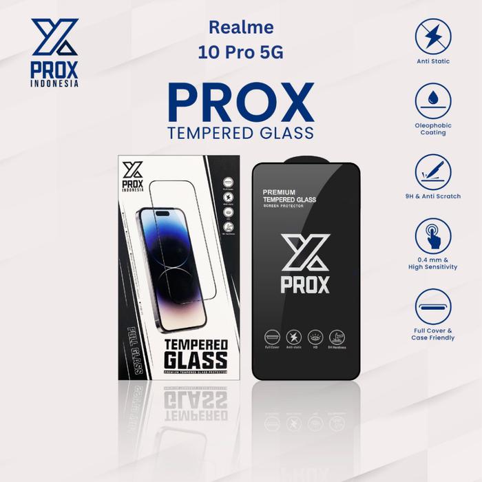 PROX Tempered Glass Realme 10 Pro 5G Full Cover Clear
