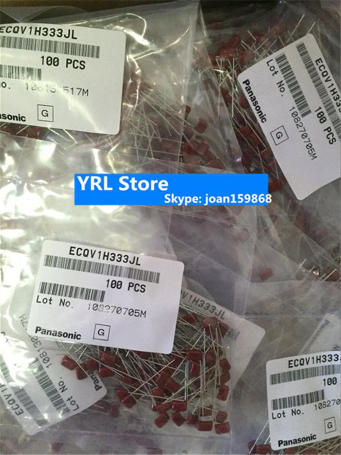 for Original Panasonic CBB film capacitor 333J63V 50V 333J pin