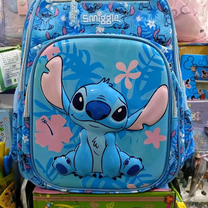 Smiggle TAS RANSEL ANAK SEKOLAH SMIGGLE PREMIUM BERKWALITAS dengan Desain Stitch Lucu dan Menarik