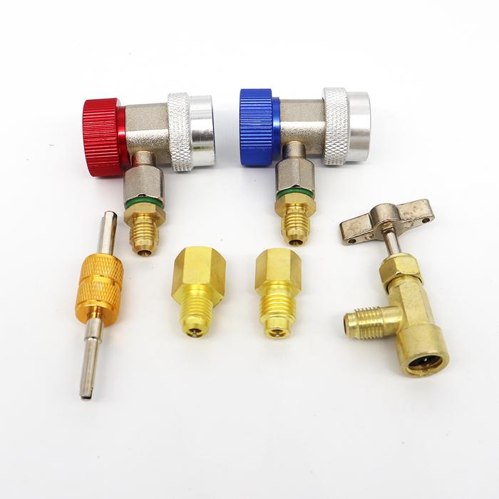 R134A Adapters with Puncture 134A Can Tap, R134A Quick Coupler Hose