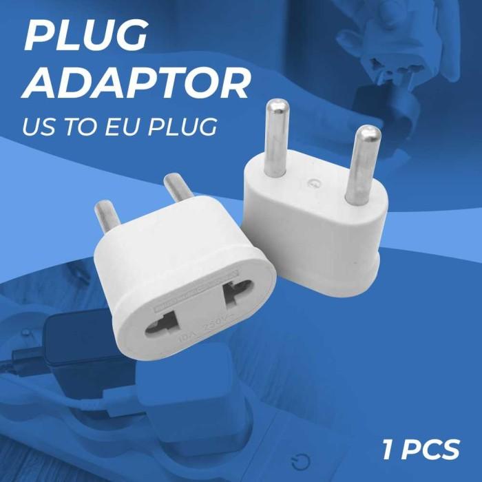 ADAPTER CONVERTER STEKER SAMBUNGAN COLOKAN PIPIH GEPENG KE BULAT INDO Rumah Tangga a†³ Travel    a†³