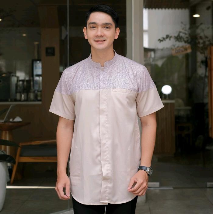 Baju koko kurta Sublime pria lengan pendek original ondrite toyobo Premium Muslim Dewasa