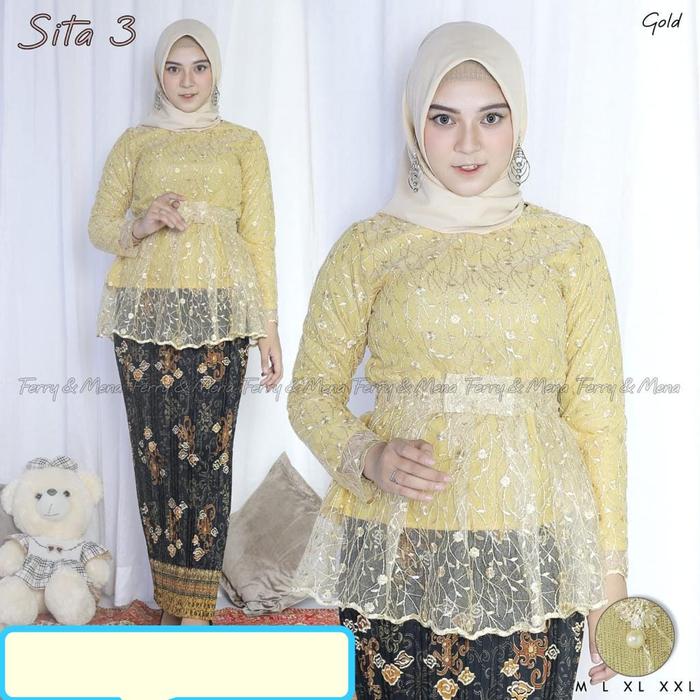 Stelan kebaya modern sita PB kebaya pesta kebaya perpisahn kebaya muslim kebaya wisuda kebaya 2021