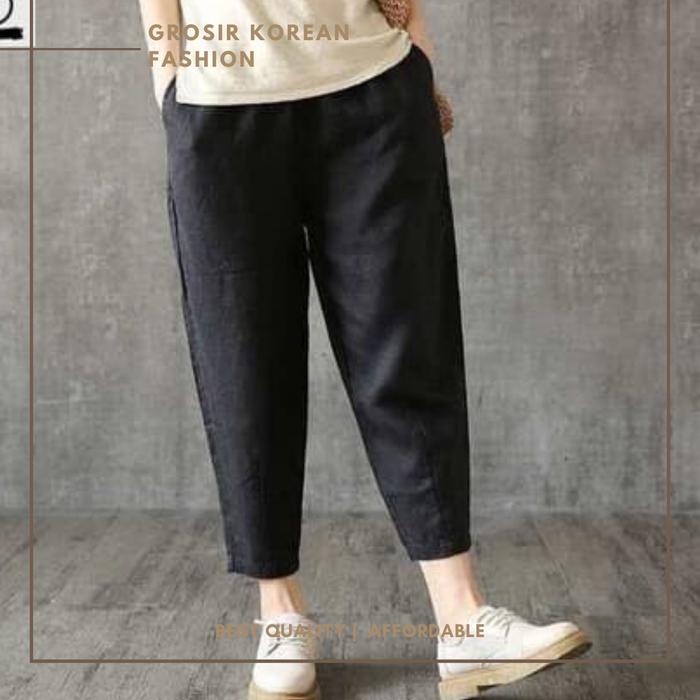 GKF - Celana Panjang Import Wanita Jogger Pants Vintage
