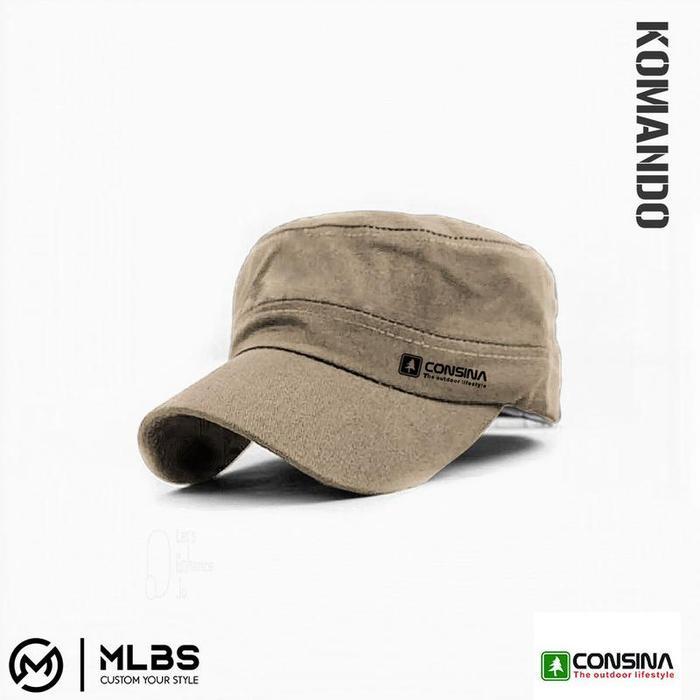 Topi Komando Caps Logo CNSA Adjustable Custom Warna untuk Pria Wanita Casual Harian