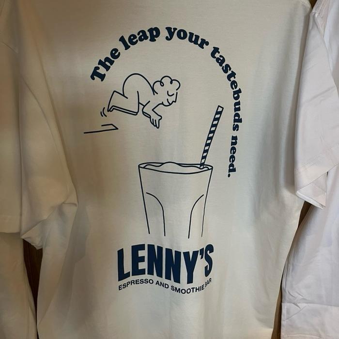 Lenny's Baju Lennys Bergambar Cup Coffee Dan Smoothies Glass Dive T-Shirt Unisex