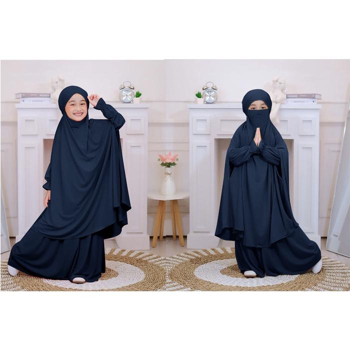 Baju Gamis Anak A Syair'i Kids Usia 3-12 Tahun Jersey Premium