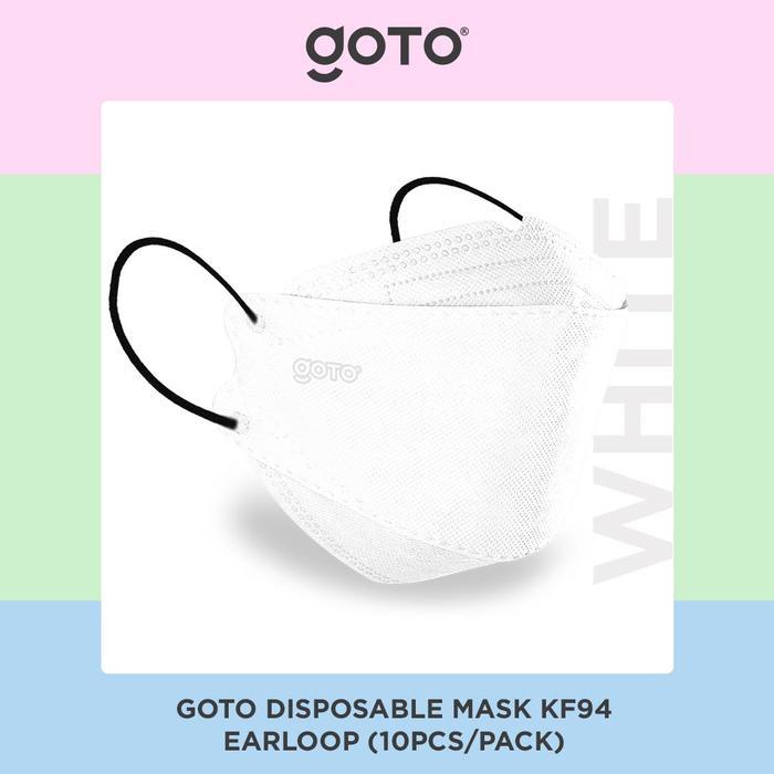 TERBAIK REJUVE (Promo Terbatas) Goto [COD] KF94 Disposable Mask 4 Ply Masker Earloop 4Ply Kesehatan 