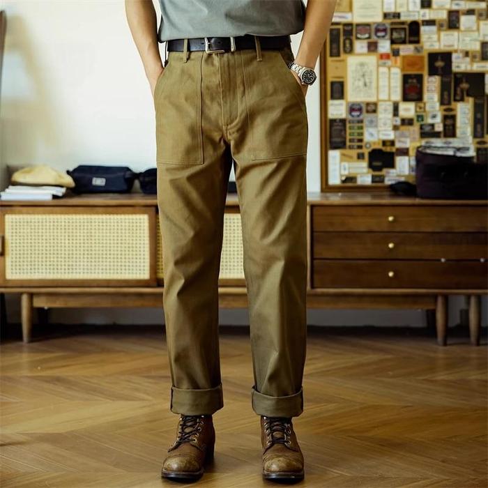 Red Tornado OG-107 Fatigue Pants Men Herringbone Twill Casual