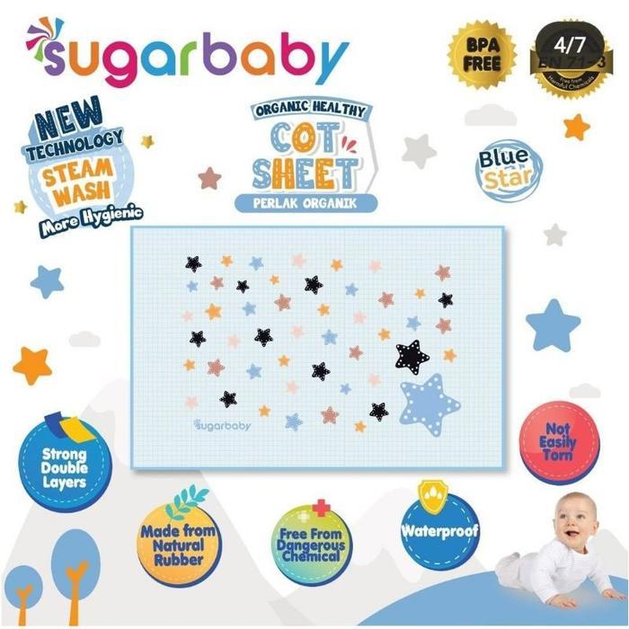 Sugar Baby / Crown / Lusty Bunny Perlak Bayi (Perlak Karet Waterproof Bayi Untuk Ompol) -Gratisongki