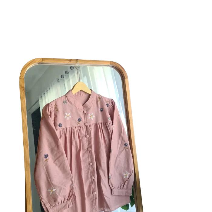 kemeja blouse Korean style & glomuny & artha ldt body lotion
