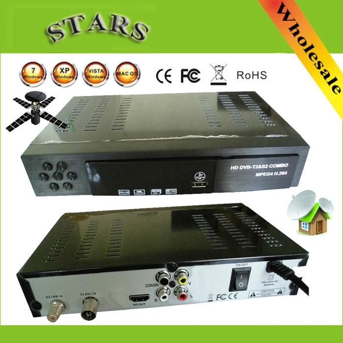 Digital Terrestrial Satellite TV Receiver Combo dvb t2 + S2 HD 1080P