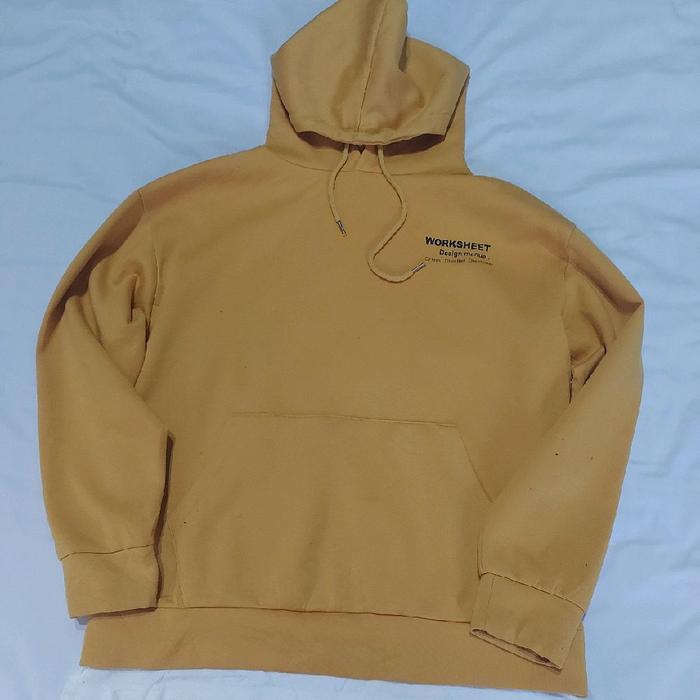 Hoodie INCHC CLTHING ORIGINAL SECOND Warna Kuning dengan Desain Sederhana dan Nyaman untuk Digunakan