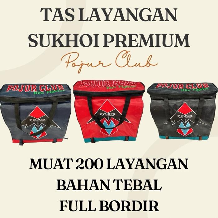 Tas Layangan Aduan Sukhoi Premium Super