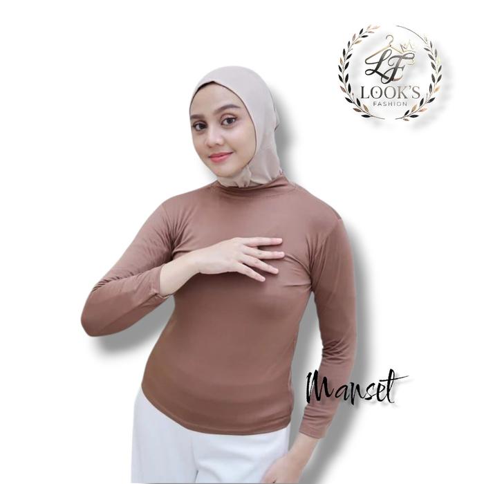 MANSET SPANDEK PREMIUM / MANSET PANJANG / MANSET HITAM / MANSET NAVY / MANSET PUTIH