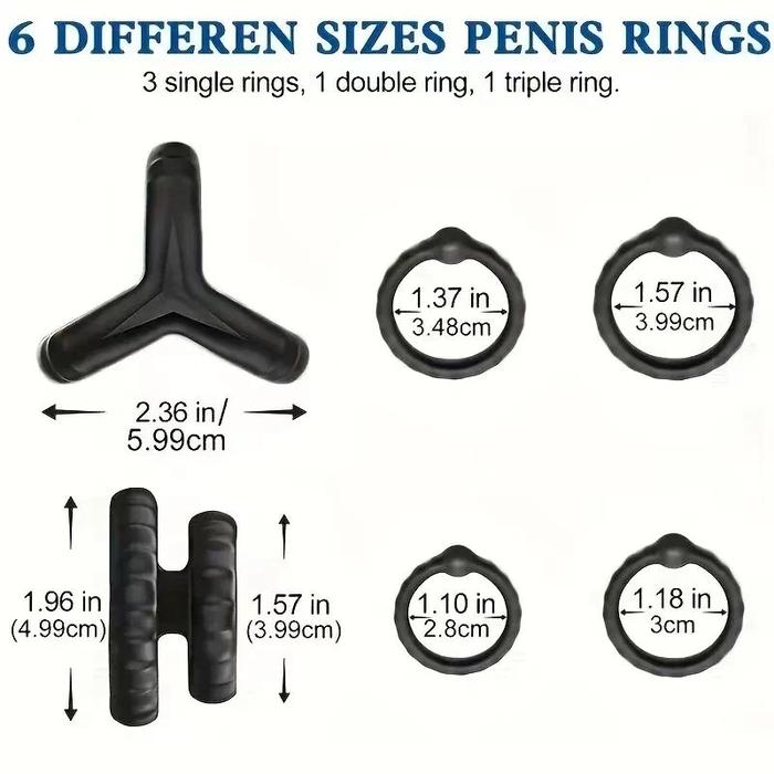 PRIVASI AMAN 2026 Recomend 6 in 1 Cock Ring Pria Original Elastis Cincin delay pria Cincin Alat bant