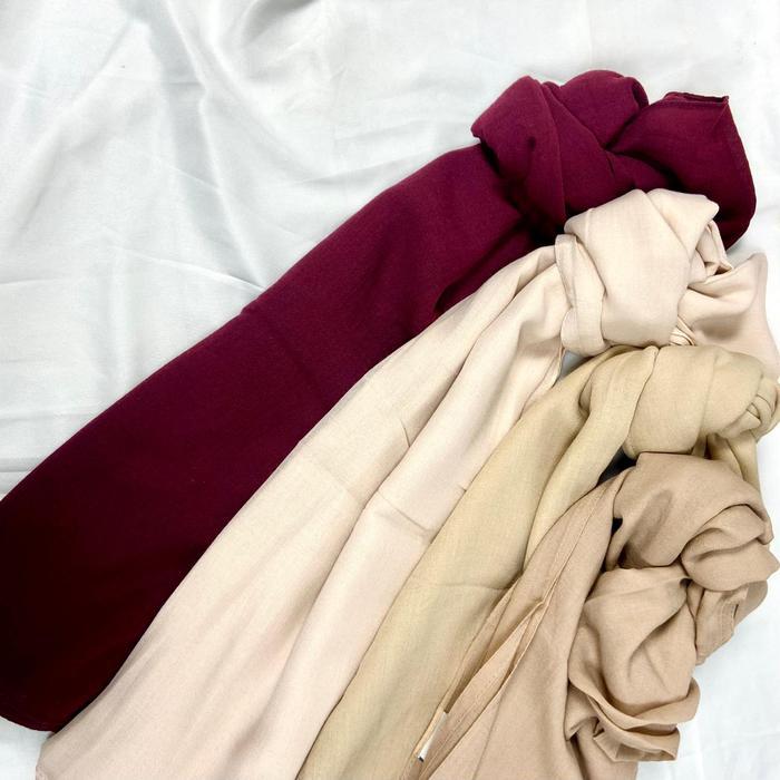 Promo Jilbab BUCKLE SCARVES Arabian Viscose Pashmina Azara 70x175 cm COD