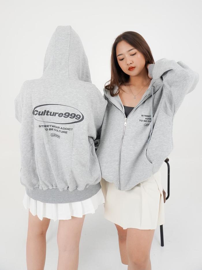 JAKET HOODIE RESLETING ABU LXCASUAL 'LUXURIOUS CULTURE'