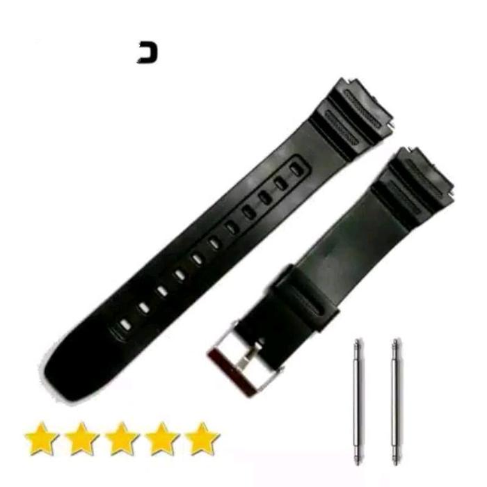 STRAP TALI JAM TANGAN AE-1300WH AE 1300WH AE1300-WH AE 1300 WH WARNA HITAM FREE 2 PEN