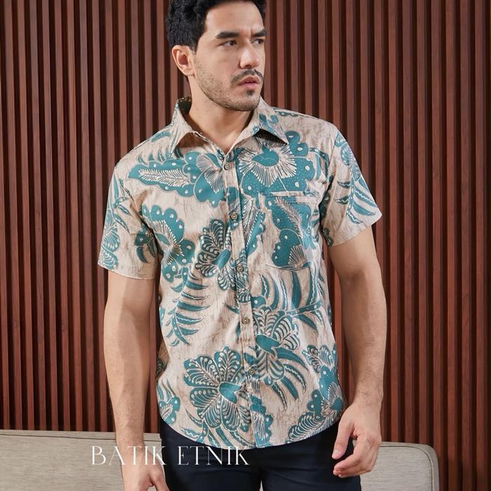 Kemeja batik pria lengan pendek BHK - 113BHK