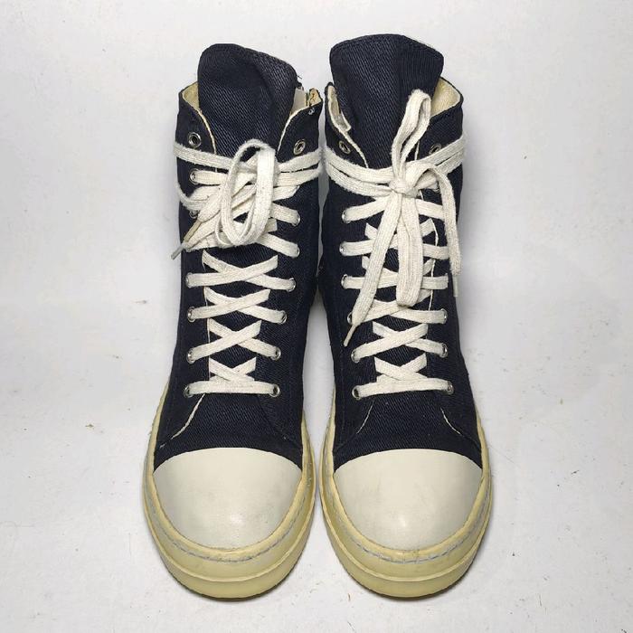 Rick Owens Ramones 42, sepatu Italy sepatu goth avantgarde y2k