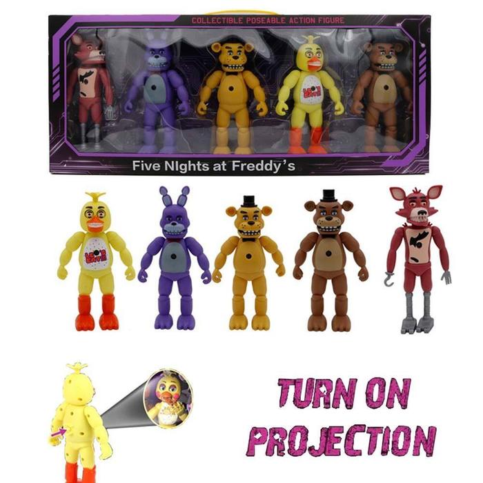 AVIANA Hadiah mainan Bonnie Sambungan yang bisa digerakkan FNAF