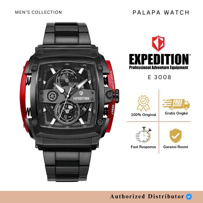 JAM TANGAN PRIA EXPEDITION 3008 EXP 3008 / E3008 / E 3008 RANTAI ORIGINAL QUARTZ