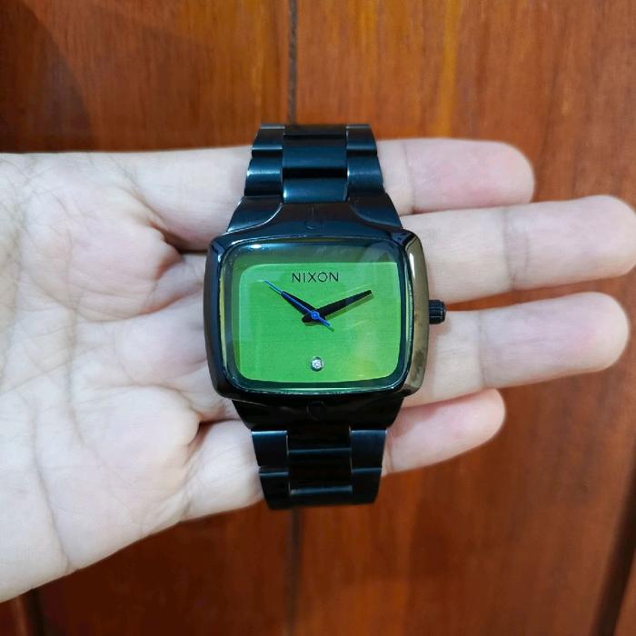 jam tangan Nixon Player black/silver/gold