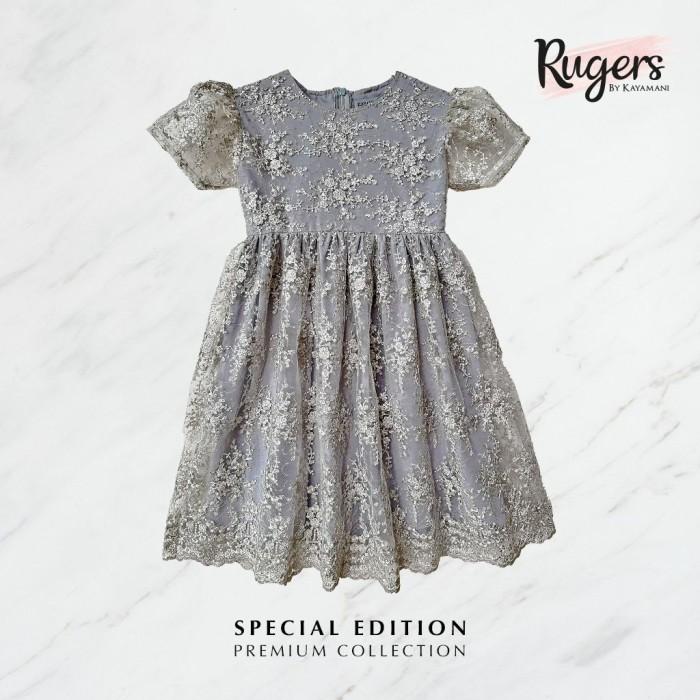 Rugers Rugers By Kayamani - Dress Anak - Premiuncollection Brukat silverpoeny