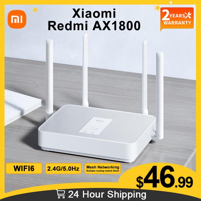 2021 New Xiaomi Redmi Router AX1800 Wifi 6 2.4G/5.0GHz Gigabit