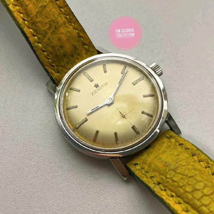 Zenith small second 1960 no oris heuer movado girard jaeger cartier