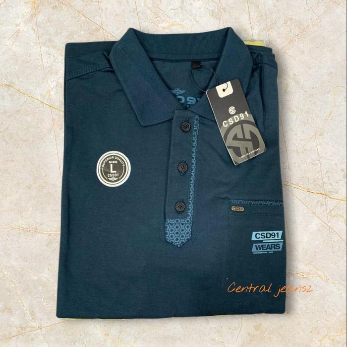 Kaos Kerah CSD 91 Polo Shirt Pria Pendek - Baju