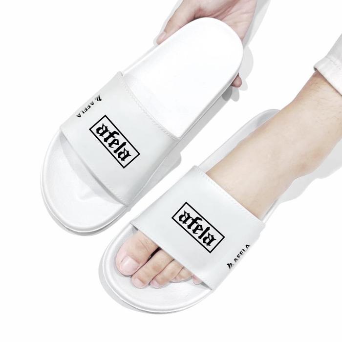 Big sale sandal slop ori Afela motif keren size 36-43 free stiker
