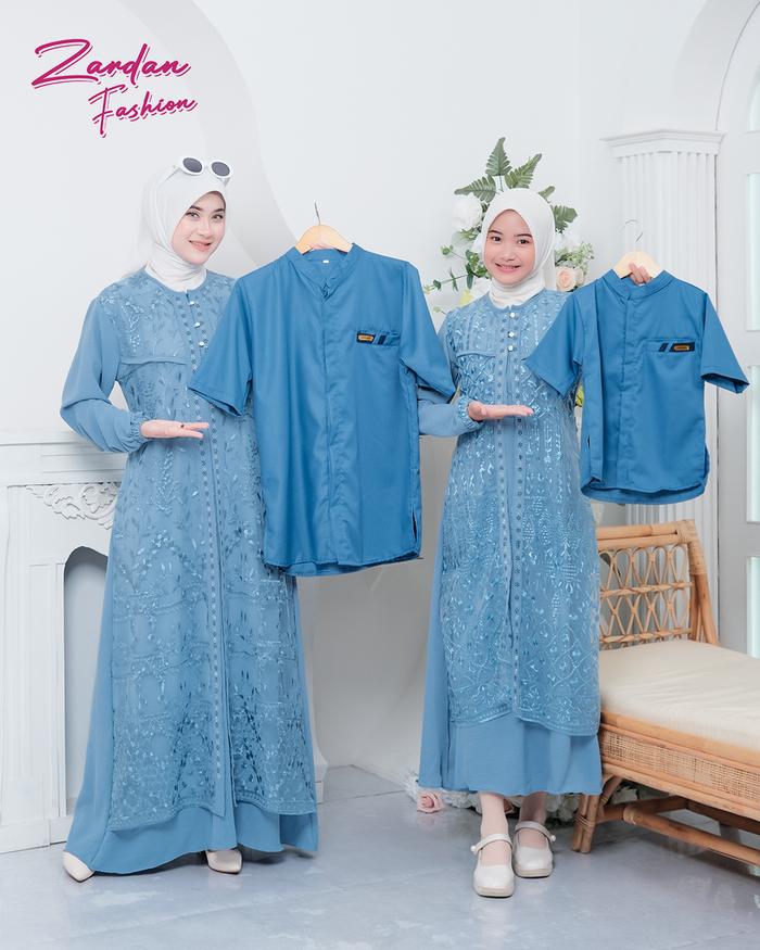 Zaya - Zaiinaa Gamis SArimbit Ibu dan Anak Perempuan || Gamis Dress Anak perempuan || Gamis Pesta Br